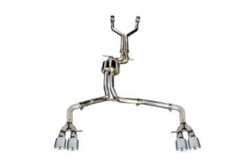 Picture of AWE Tuning Audi C7 - C7-5 S6 4-0T Track Edition Exhaust - Chrome Silver Tips