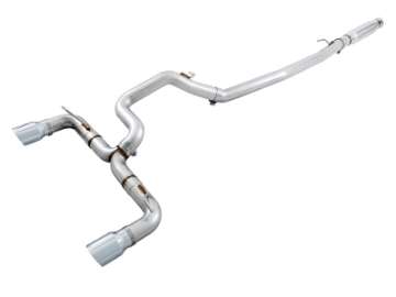 Picture of AWE Tuning Ford Focus RS Track Edition Cat-back Exhaust - Chrome Silver Tips