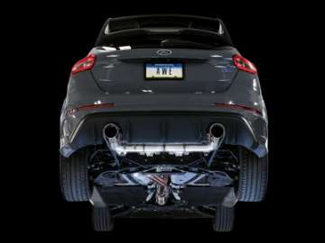 Picture of AWE Tuning Ford Focus RS Track Edition Cat-back Exhaust - Chrome Silver Tips