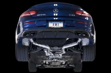 Picture of AWE Tuning Mercedes-Benz W205 AMG C63-S Coupe Track Edition Exhaust System no tips