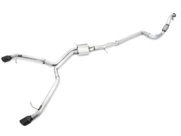 Picture of AWE Tuning Audi B9 A5 Track Edition Exhaust Dual Outlet - Diamond Black Tips Includes DP