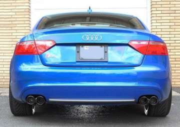 Picture of AWE Tuning Audi B8 S5 4-2L Track Edition Exhaust System - Polished Silver Tips