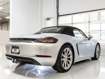 Picture of AWE Tuning Porsche 718 Boxster - Cayman Track Edition Exhaust - Chrome Silver Tips