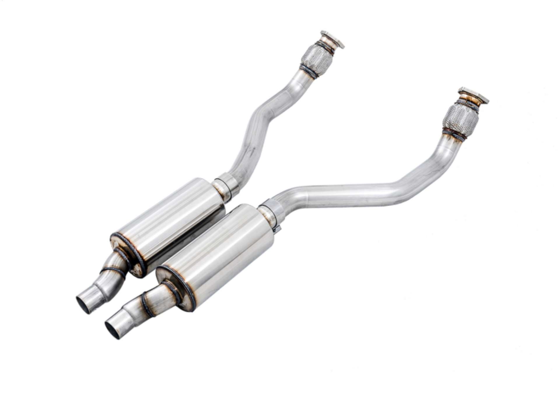 Picture of AWE Tuning Audi B8 4-2L Resonated Downpipes for S5