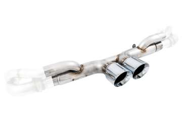 Picture of AWE Tuning Porsche 991 GT3 - RS Center Muffler Delete - Chrome Silver Tips