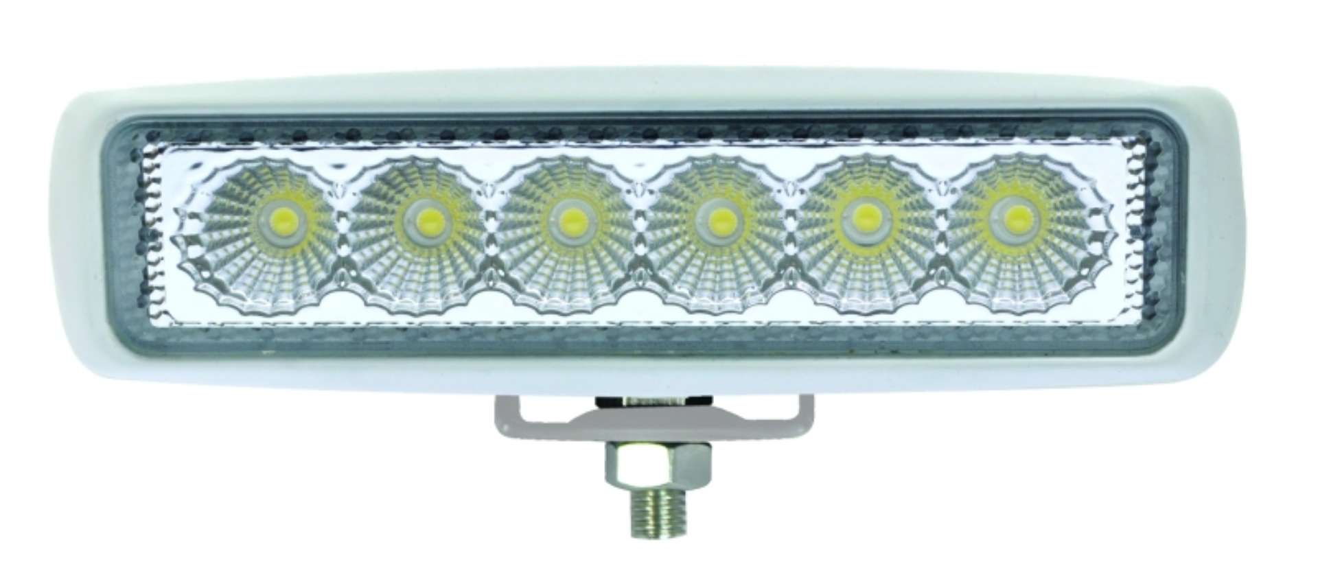 Picture of Hella Value Fit Mini Flush Mount 7-7in - 18W White Housing Flood Beam LED Light Bar