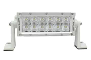 Picture of Hella Value Fit 8in Light - 36W Dual Row White Housing Flood Beam - LED