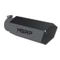 Picture of MBRP Universal Hex Tip 4in Inlet 16in Length w-o Logo - Black Coated