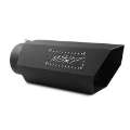 Picture of MBRP Universal Hex Tip 5in Inlet 16in Length w- Logo - Black Coated