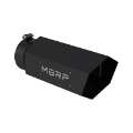 Picture of MBRP Universal Hex Tip 5in Inlet 16in Length w- Logo - Black Coated