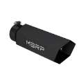 Picture of MBRP Universal Hex Tip 4in Inlet 16in Length w- Logo - Black Coated