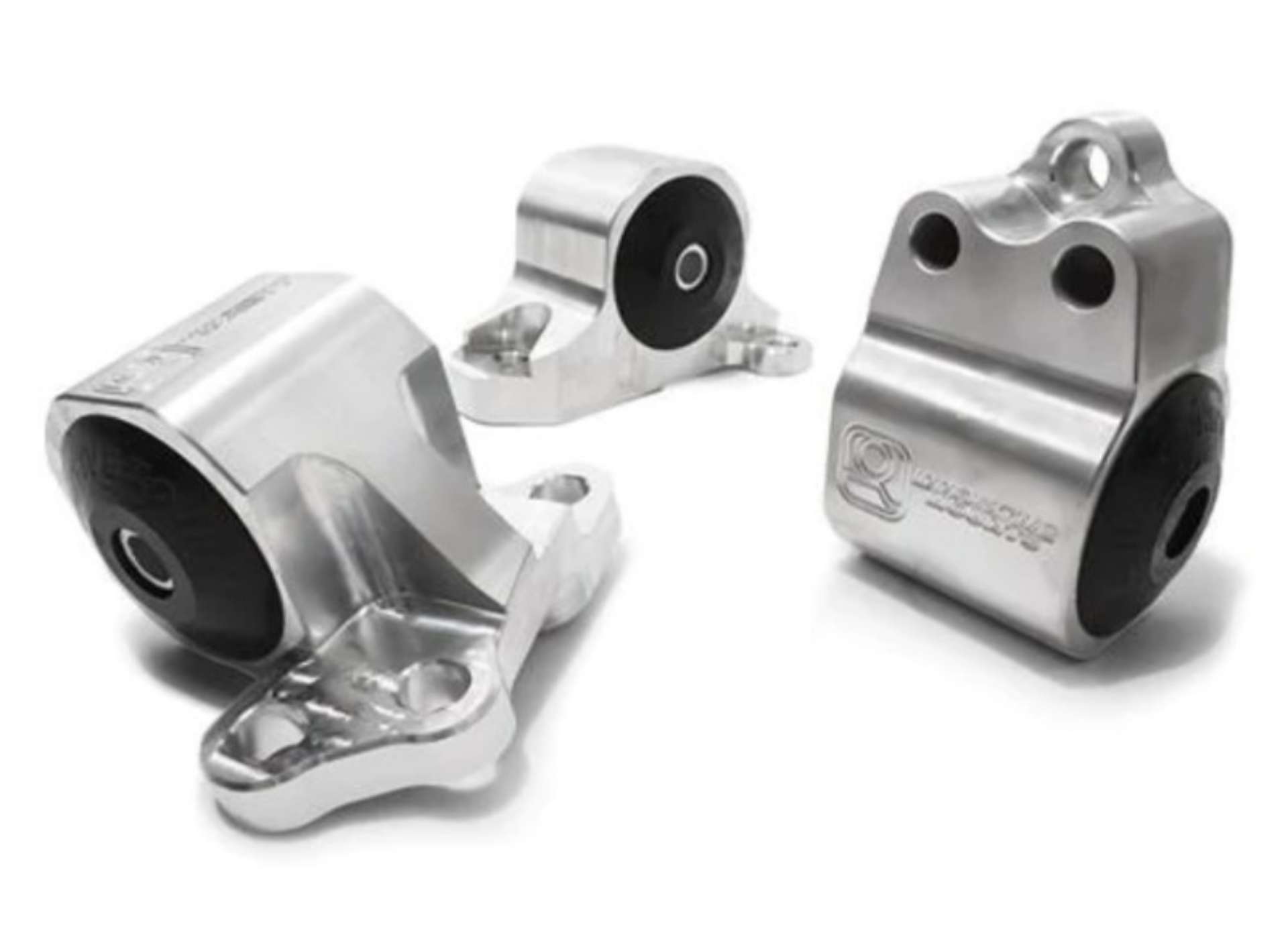 Picture of Innovative 92-95 Civic B-D Series Black Aluminum Mounts Solid Bushings 3 Bolt