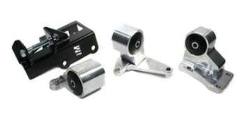 Picture of Innovative 92-95 Civic H-Series Black Aluminum Mounts Solid Bushings