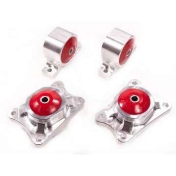 Picture of Innovative 00-09 Honda S2000 F-Series Silver Aluminum Mounts 95A Bushings Billet Rear Diff Mounts