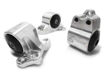 Picture of Innovative 92-95 Civic B-D Series Silver Aluminum Mounts Solid Bushings 3 Bolt