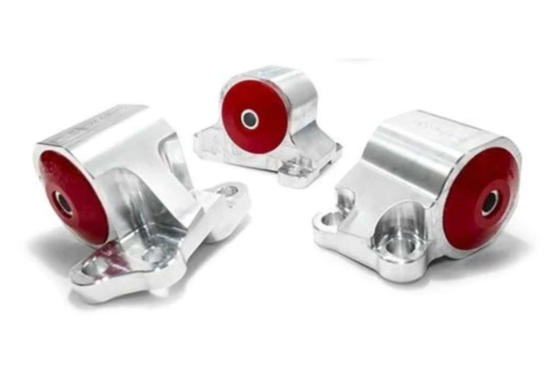 Picture of Innovative 92-95 Civic B-D Series Silver Aluminum Mounts Solid Bushings 2 Bolt