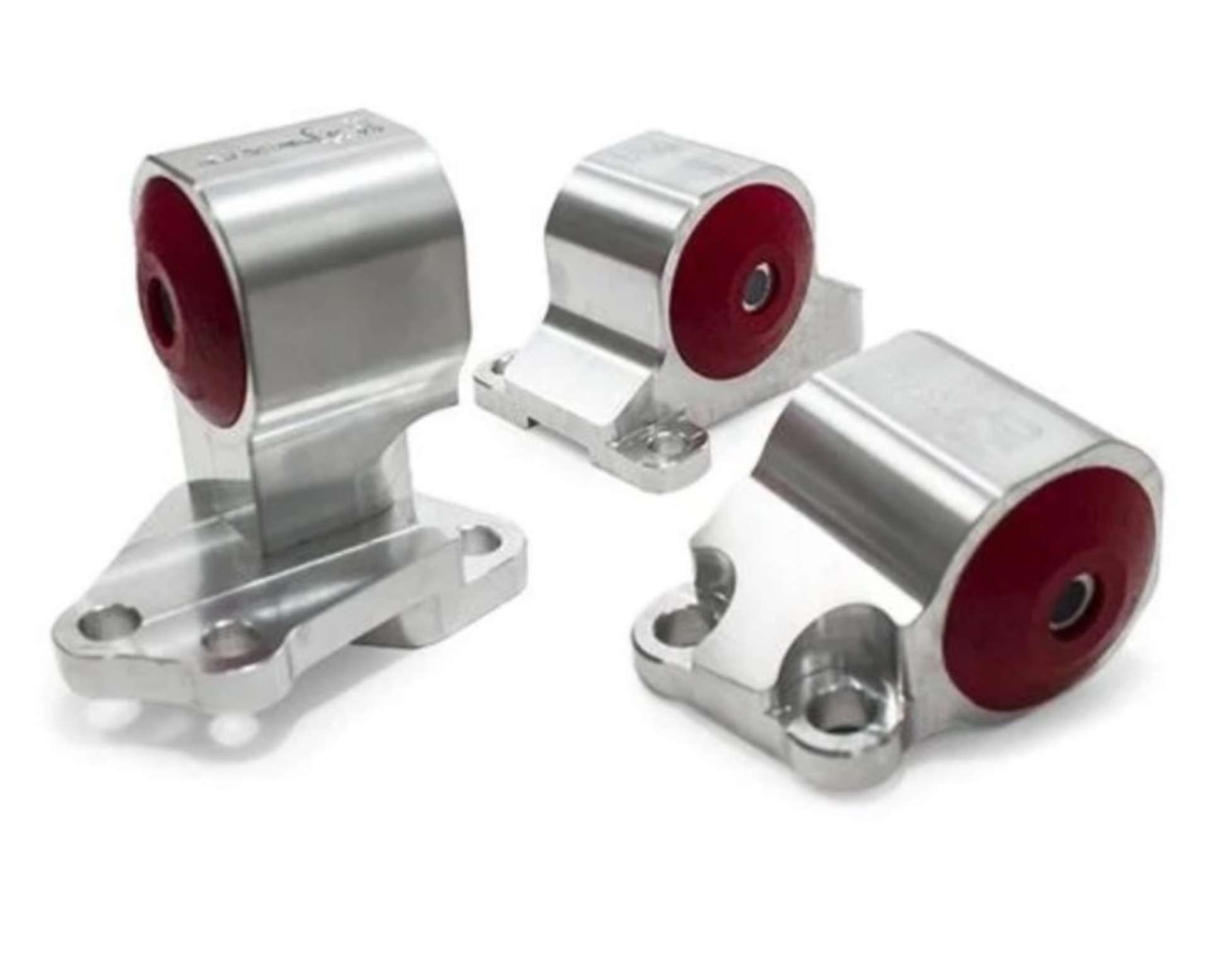 Picture of Innovative 92-95 Civic B-D Series Black Aluminum Mounts 75A Bushings Auto to Manual Hydro 2 Bolt