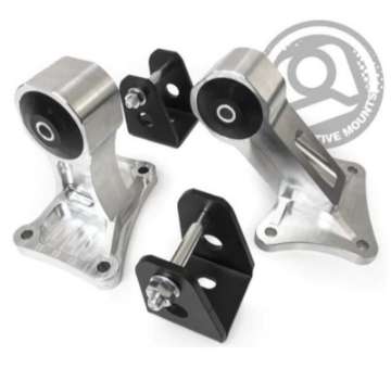 Picture of Innovative 00-09 Honda S2000 F-Series Black Aluminum Mounts 85A Bushings No Trans Mount