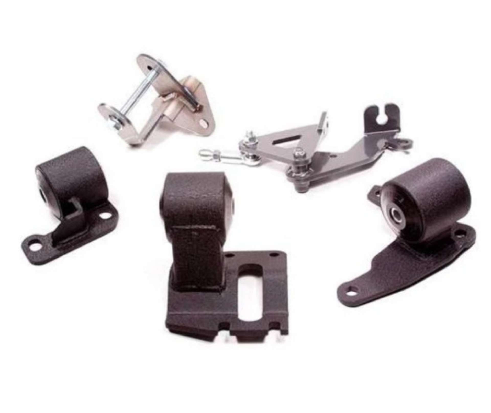 Picture of Innovative 90-93 Integra H-Series Black Steel Mounts 60A Bushings