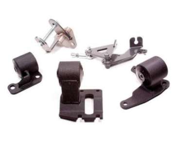 Picture of Innovative 90-93 Integra H-Series Black Steel Mounts 60A Bushings