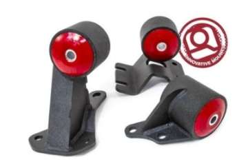 Picture of Innovative 90-93 Integra B-Series Black Steel Mounts 60A Bushings Auto to Manual Cable