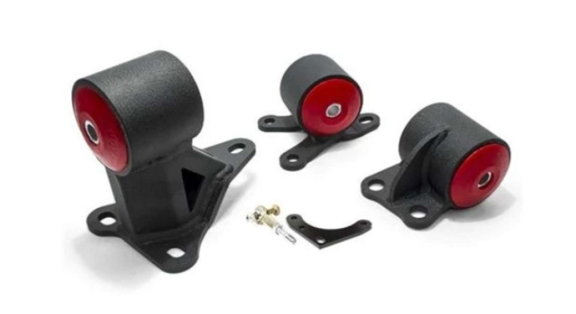 Picture of Innovative 92-95 Civic B-D Series Black Steel Mounts 60A Bushings Auto to Manual Cable 2 Bolt