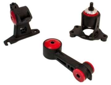 Picture of Innovative 11-15 Honda CR-Z L-Series Black Steel Mounts 75A Bushings