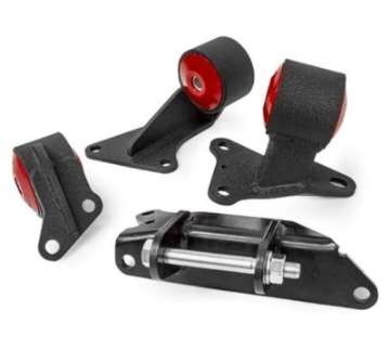 Picture of Innovative 86-89 Accord B-Series Black Steel Mounts 75A Bushings