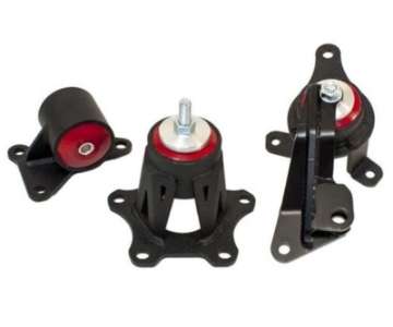 Picture of Innovative 98-02 Accord F-Series Black Steel Mounts 75A Bushings Auto Trans