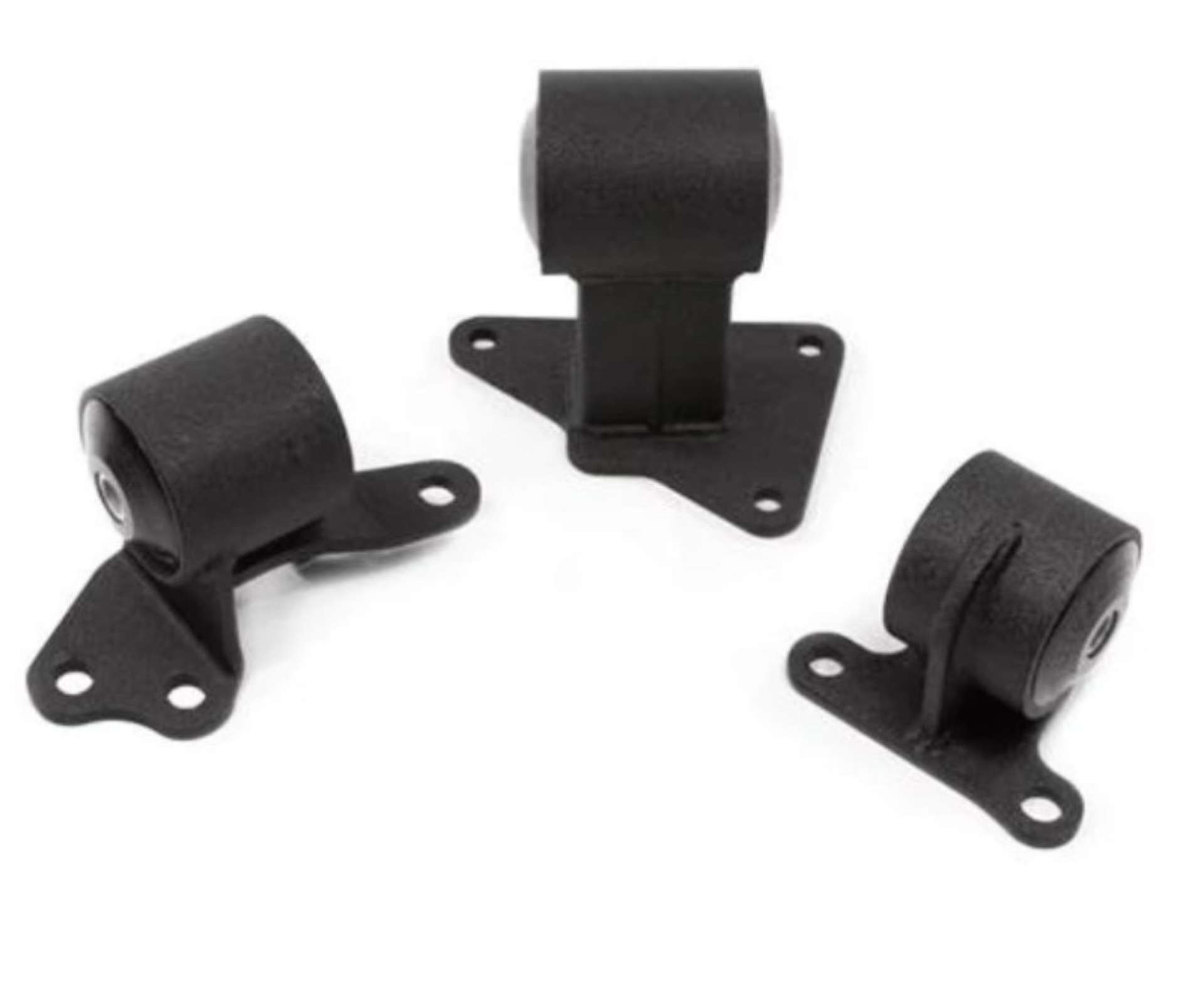 Picture of Innovative 90-93 Accord F-Series Black Steel Mounts 75A Bushings Auto Trans