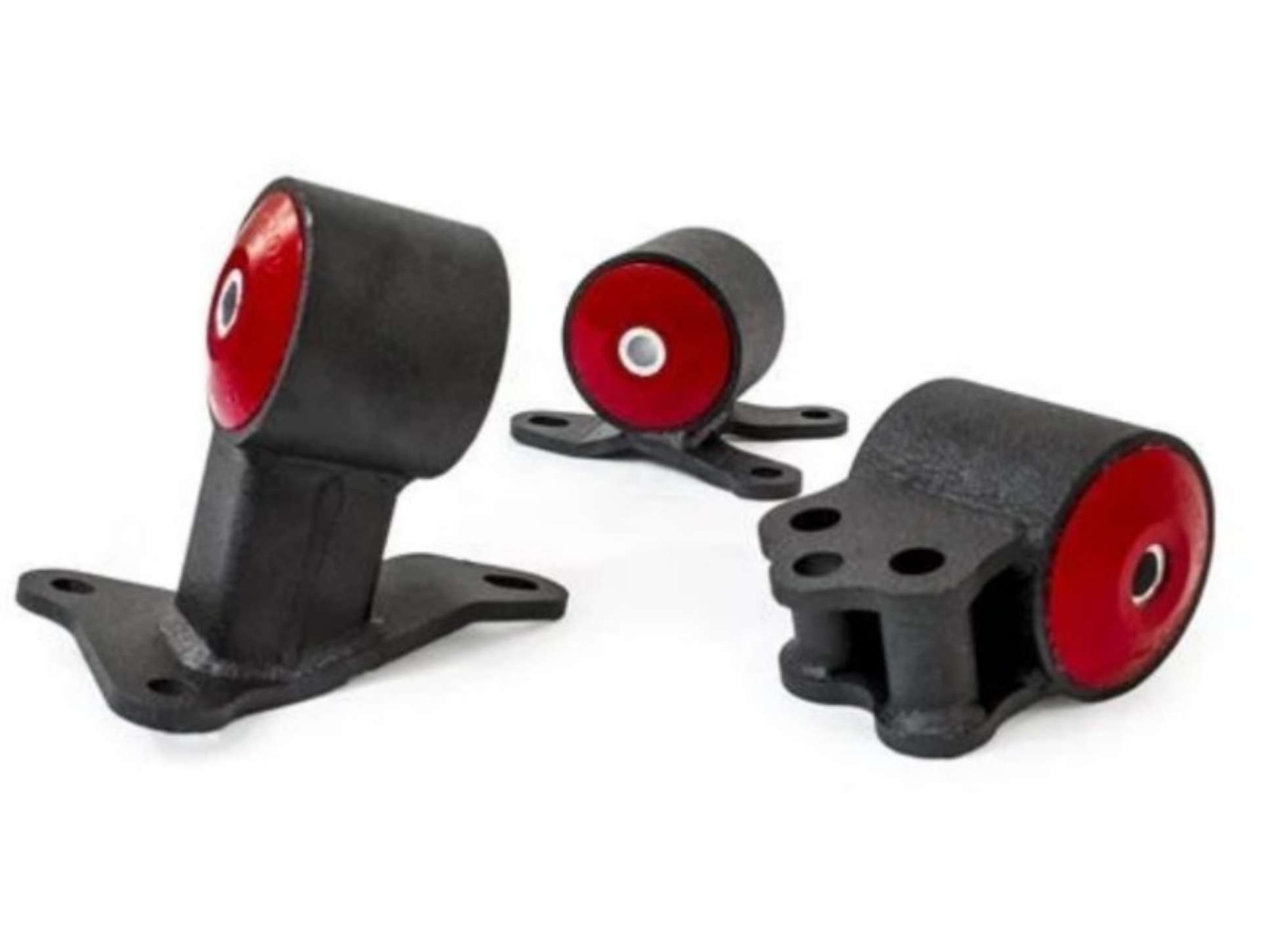 Picture of Innovative 94-01 Integra B-Series Black Steel Mounts 75A Bushings Auto to Manual Cable