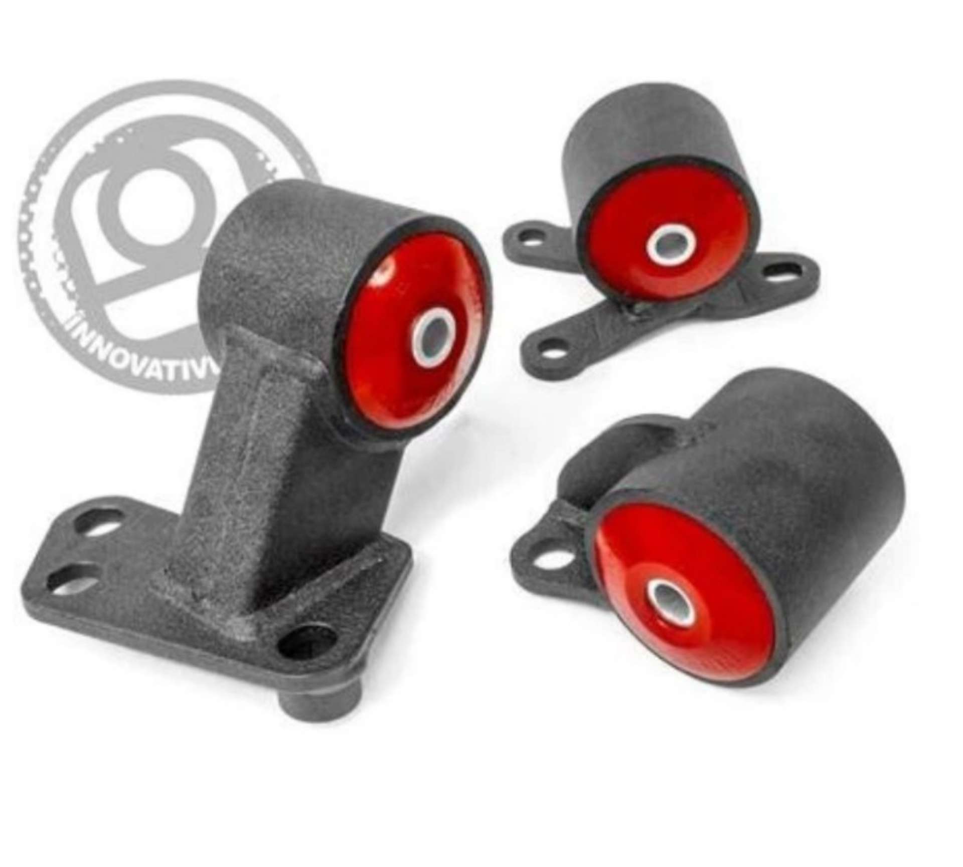 Picture of Innovative 94-01 Integra B-Series Black Steel Mounts 75A Bushings Auto to Manual Hydro 2 Bolt