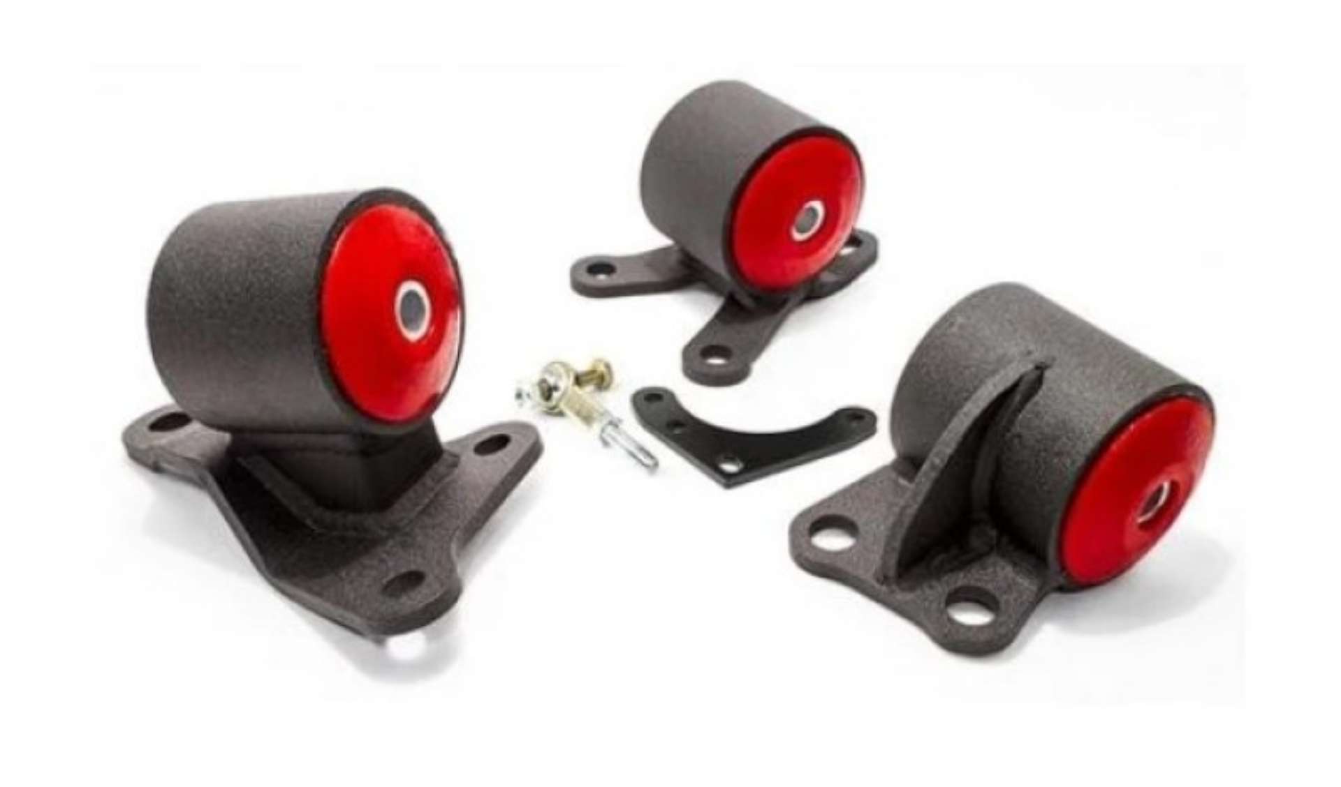 Picture of Innovative 94-01 Integra B-Series Black Steel Mounts 75A Bushings Cable Conversion 2 Bolt