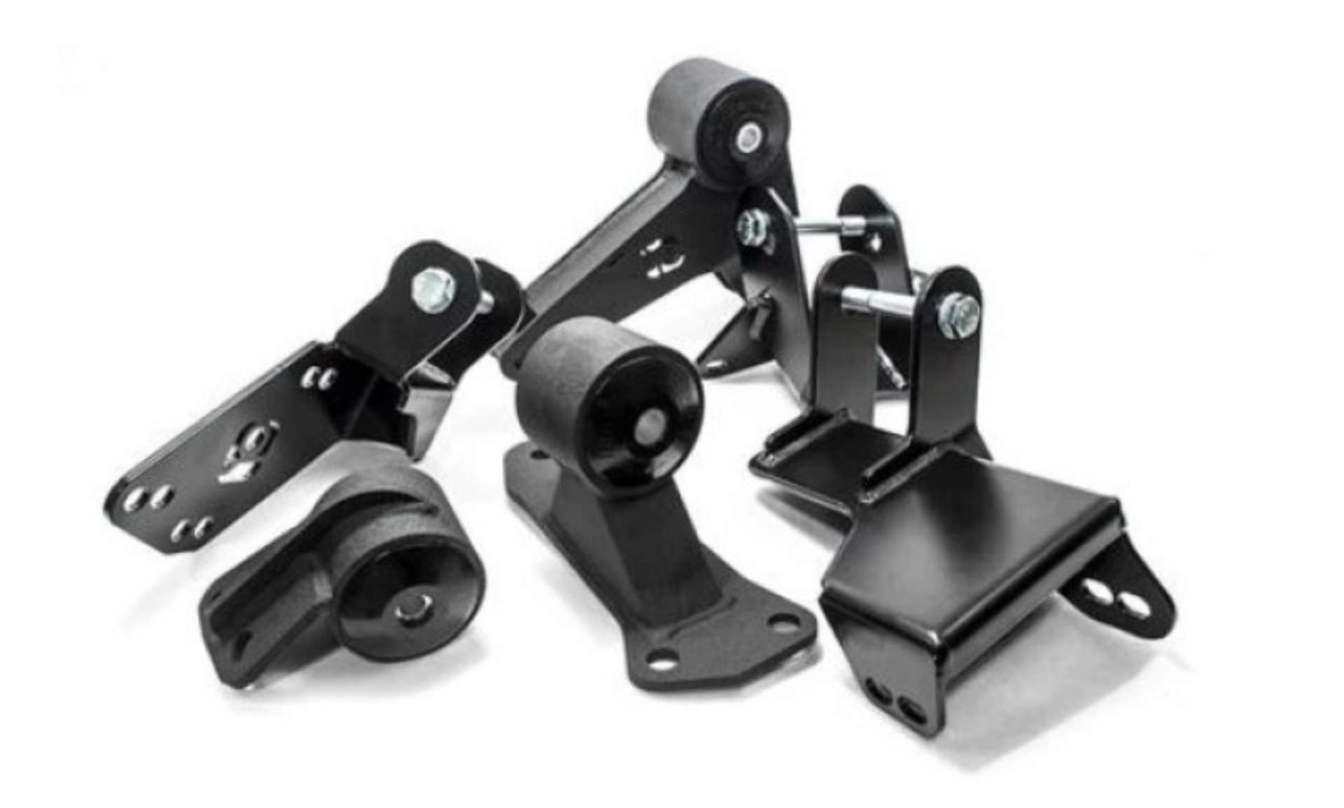 Picture of Innovative 96-00 Civic K-Series Black Steel Mounts 75A Bushings EG-DC Subframe