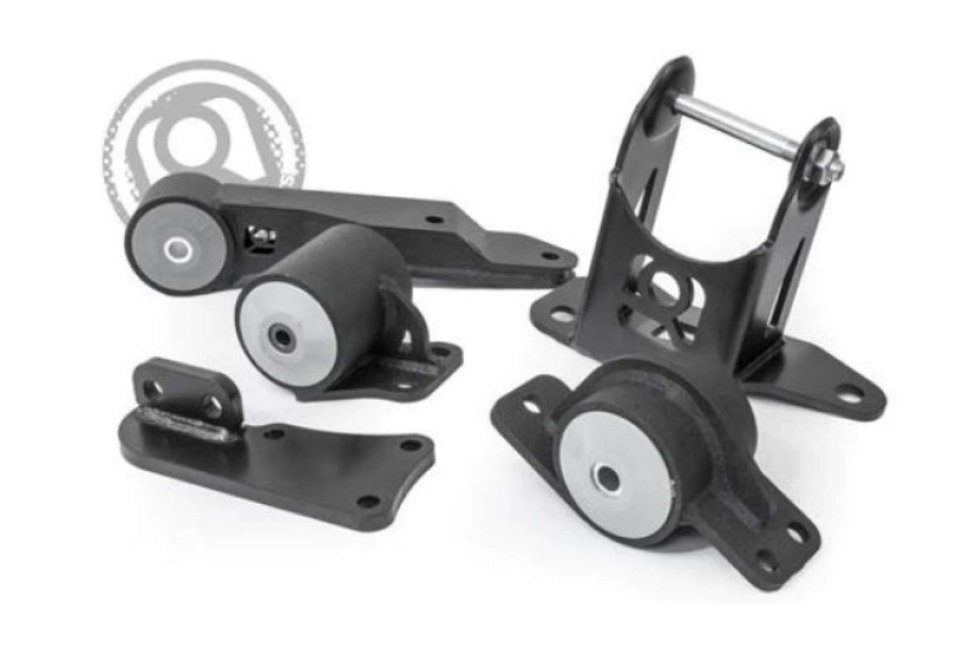 Picture of Innovative 00-07 Honda Insight K-Series Black Steel Mounts 75A Bushings K20 Engine and Trans