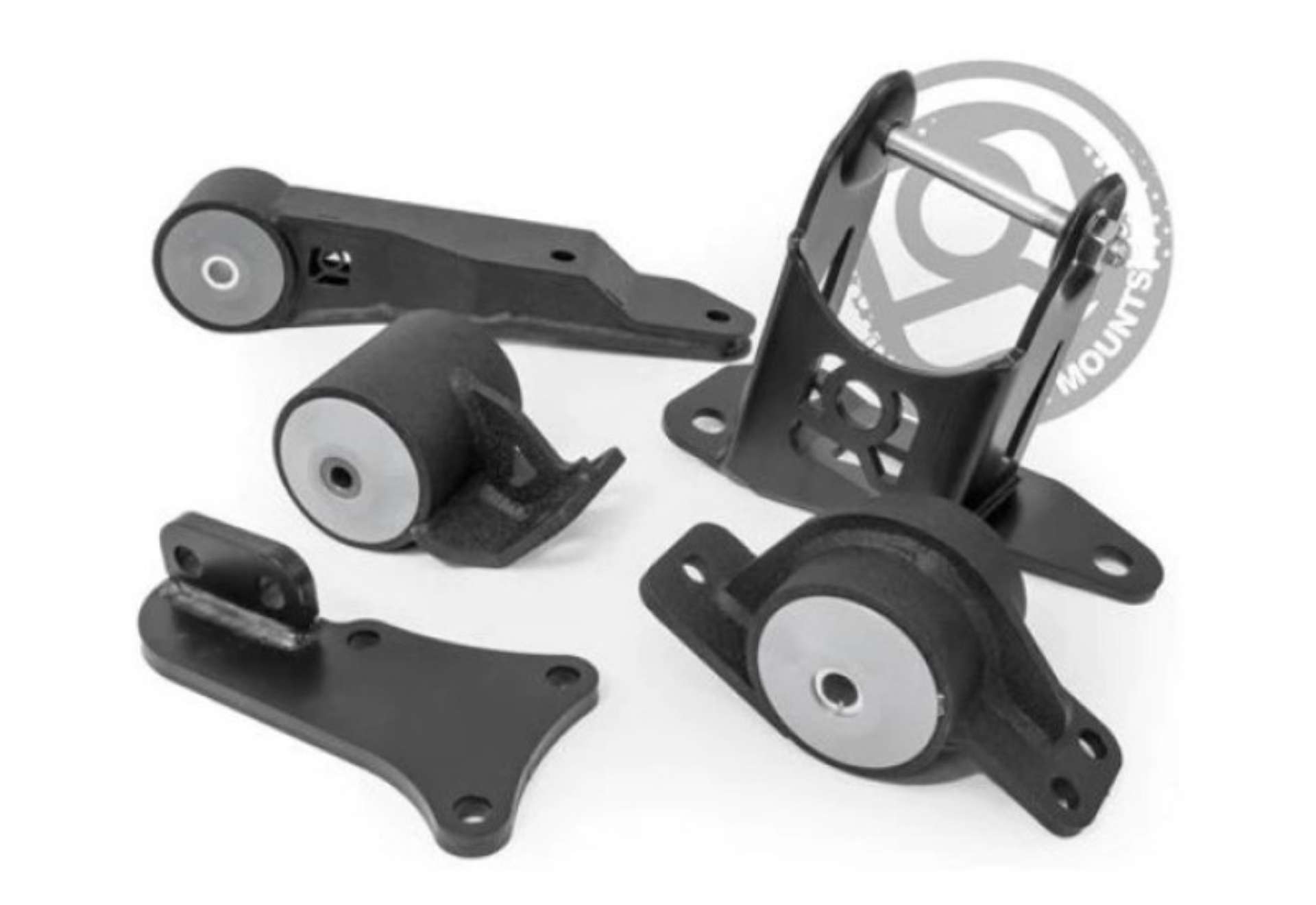 Picture of Innovative 00-07 Honda Insight K-Series Black Steel Mounts 75A Bushings K24 Engine and K20 Trans