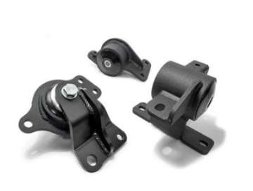 Picture of Innovative 05-08 Honda FIT-JAZZ L-Series Black Steel Mounts 85A Bushings Auto Trans