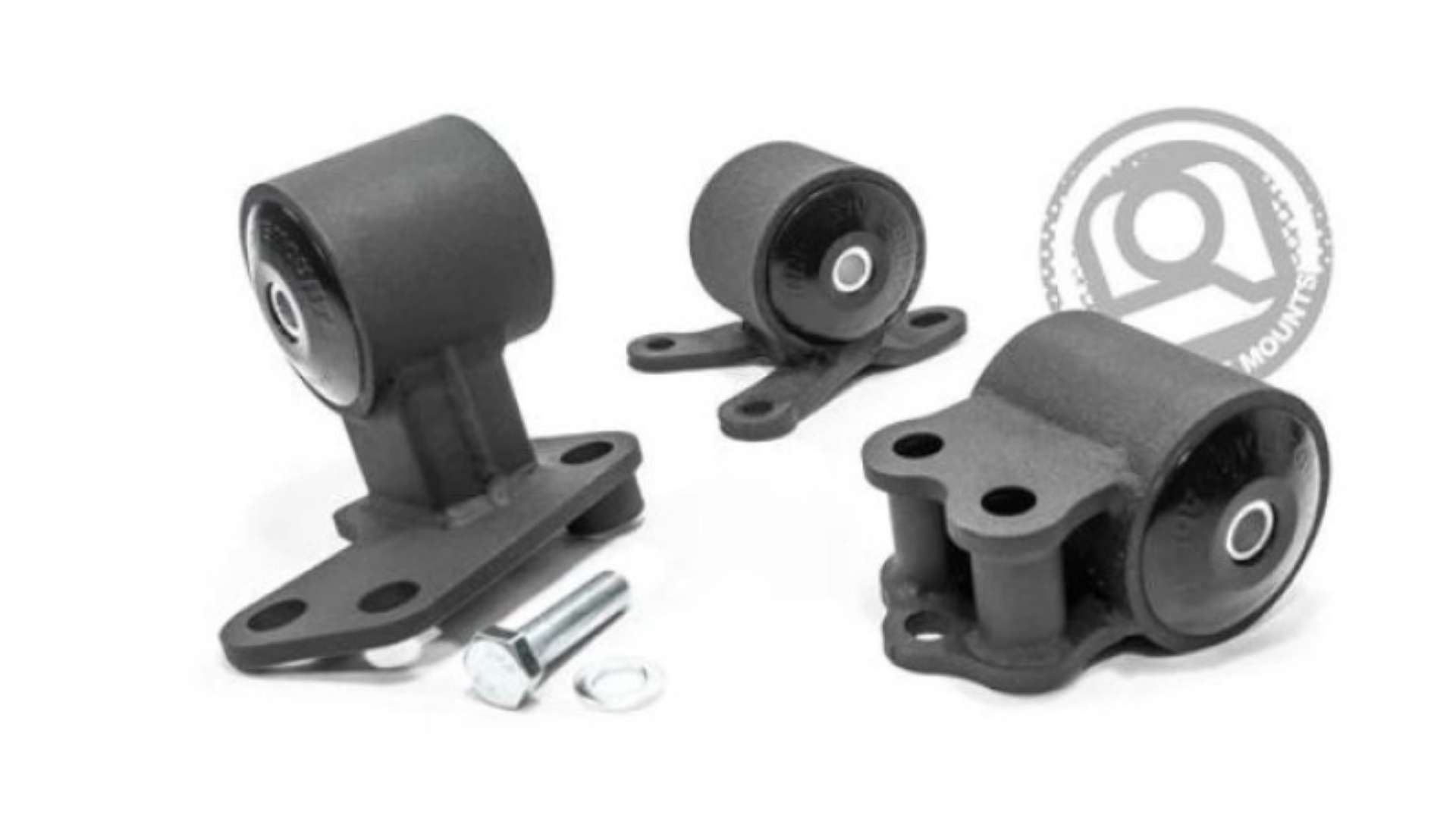 Picture of Innovative 92-95 Civic B-D Series Black Steel Mounts 85A Bushings Auto to Manual Hydro 3 Bolt