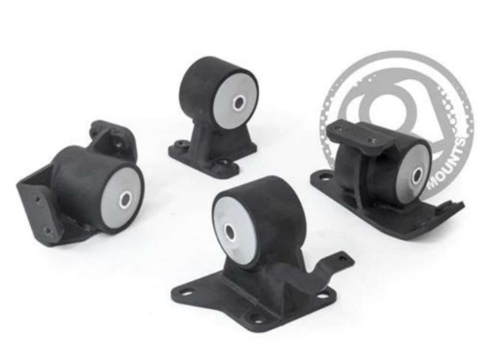 Picture of Innovative 90-99 Toyota MR2 5S-3S Black Steel Mounts 85A Bushings