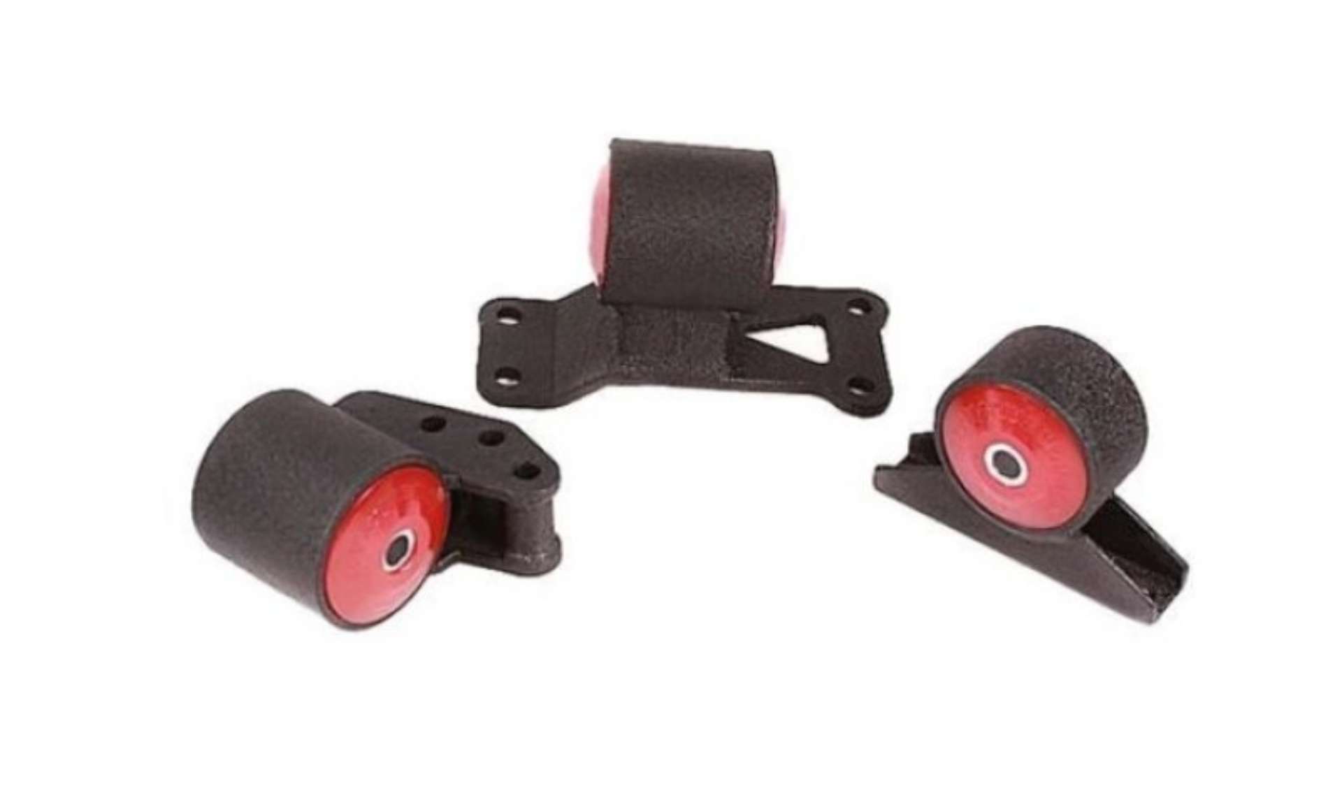 Picture of Innovative 03-06 Mitsubishi Evolution 4G63T Black Steel Mounts 85A Bushings