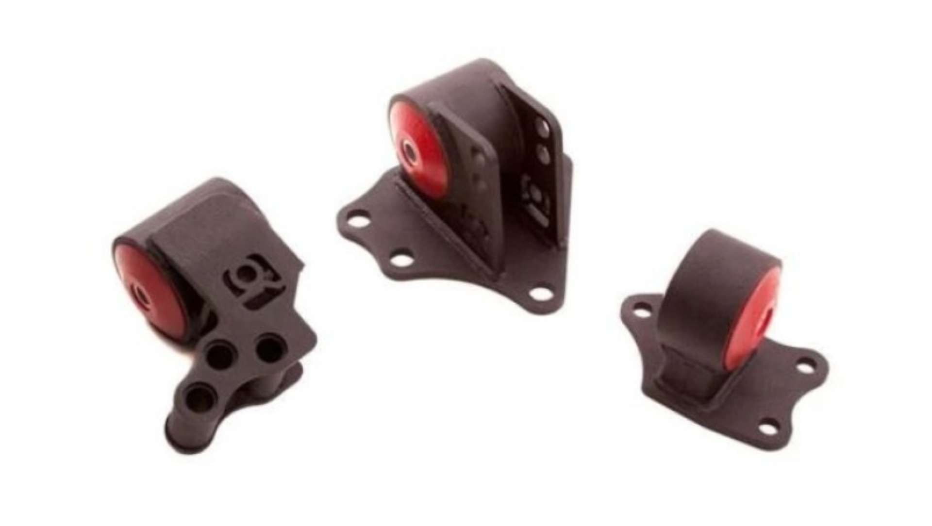 Picture of Innovative 95-99 Mitsubishi Eclipse 4G63 - 4G64 Black Steel Mounts 85A Bushings