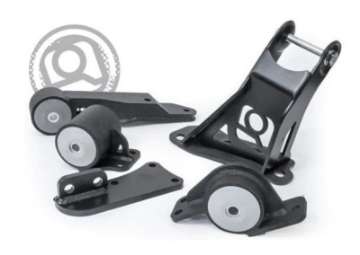 Picture of Innovative 00-07 Honda Insight K-Series Black Steel Mounts 85A Bushings Auto to Manual