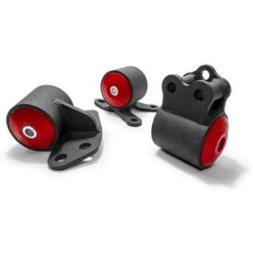 Picture of Innovative 92-95 Civic B-D Series Black Steel Mounts 95A Bushings 3 Bolt