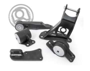 Picture of Innovative 00-07 Honda Insight K-Series Black Steel Mounts 95A Bushings Auto to Manual