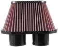 Picture of K&N Universal Air Filter - 3in Dual Flange - 10x5-125in Base - 6-375x3-0625in Top - 5-5in Height