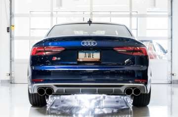 Picture of AWE Tuning Audi B9 S5 3-0T Touring Edition Exhaust - Chrome Silver Tips 90mm