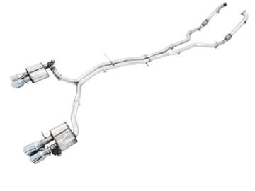 Picture of AWE Tuning Audi B9 S5 Coupe SwitchPath Exhaust w- Chrome Silver Tips 102mm