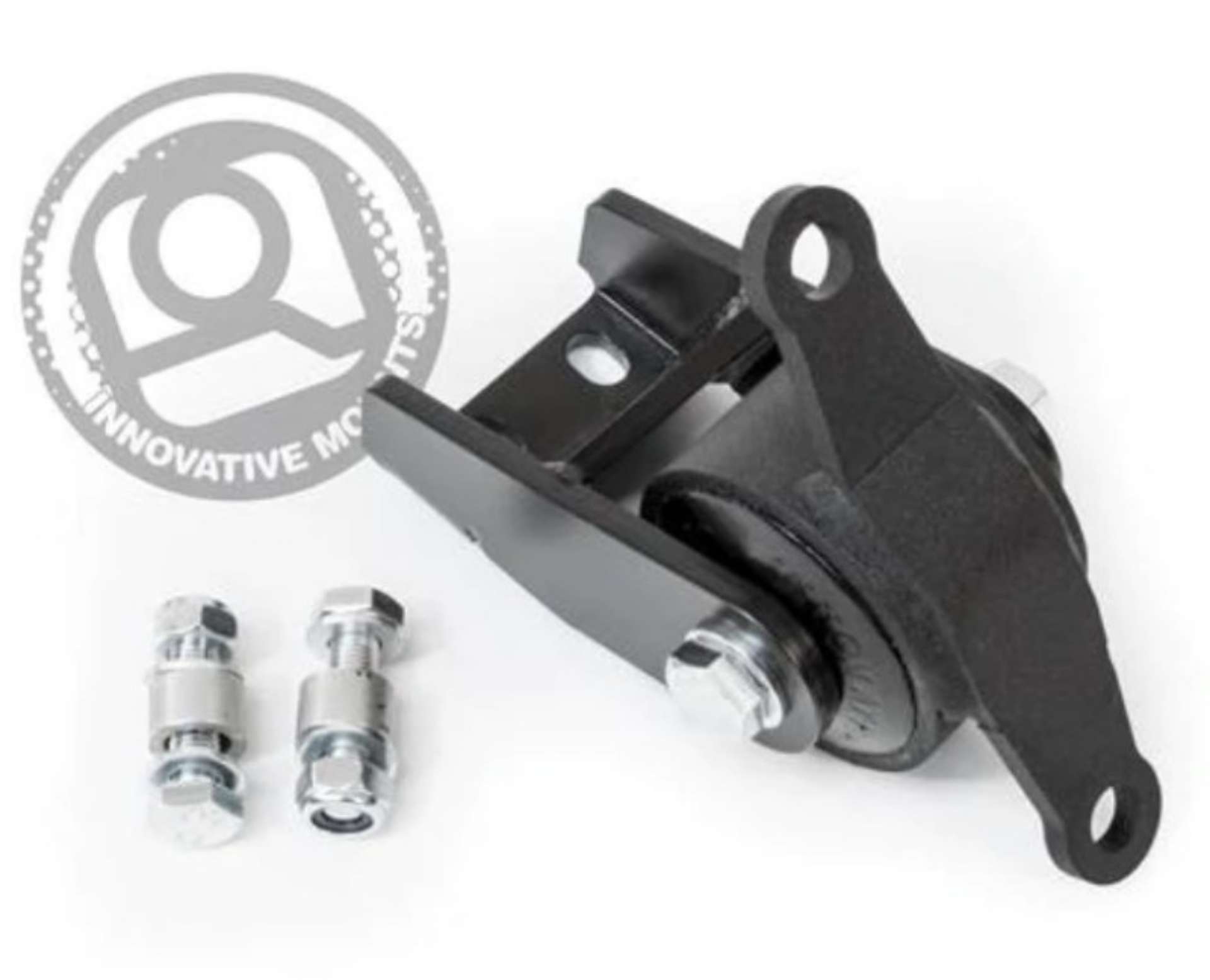 Picture of Innovative 90-93 Integra B-Series Black Steel 85A Bushing Front Mount B-Series Cable Trans