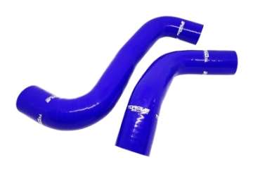 Picture of Torque Solution 08-14 Subaru WRX - 08-18 STI - 09-13 Forester XT Silicone Radiator Hose Kit - Blue