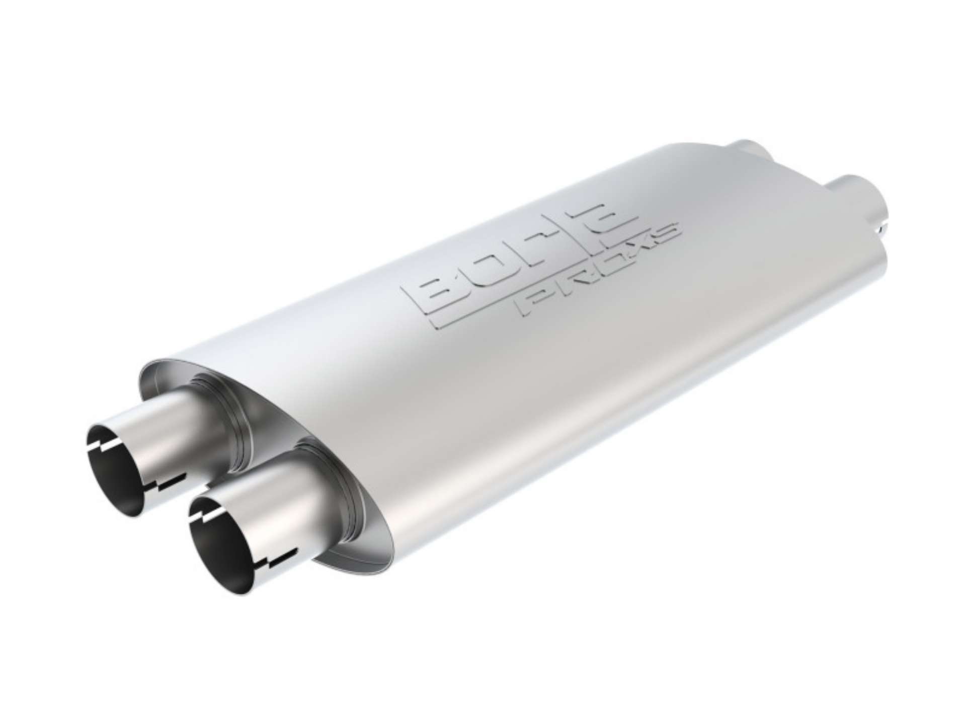 Picture of Borla Pro-XS 2-25in Tubing 19in x 4in x 9-5in Oval Notched Dual In - Dual Out Muffler